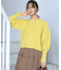 【WEB限定】フラッフィーファー パフスリーブニット