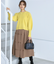 【WEB限定】フラッフィーファー パフスリーブニット