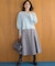 【WEB限定】フラッフィーファー パフスリーブニット