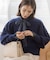 【WEB限定】フラッフィーファー パフスリーブニット