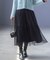 ラメチュールプリーツ スカート