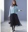 ラメチュールプリーツ スカート