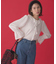 ラッフルデシン ブラウス