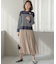 【WEB限定カラーあり】ギャザーライトデシン パンツ
