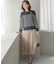 【WEB限定カラーあり】ギャザーライトデシン パンツ