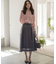 ラメオーガンジー スカート