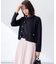 【WEB限定・接触冷感・UVカット】ビジューニット ジャケット