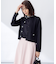 【WEB限定・接触冷感・UVカット】ビジューニット ジャケット
