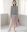 シルク混ニットロングＴシャツ