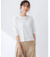 【接触冷感・UVカット】フラワーメタル ニットTシャツ