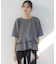 ご好評につき追加生産【WEB限定・接触冷感・UVカット・吸水速乾】ジョーゼットジャージーティアード ブラウス