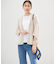 【WEB限定】コットンレーヨンシャーティングノースリーブ ブラウス