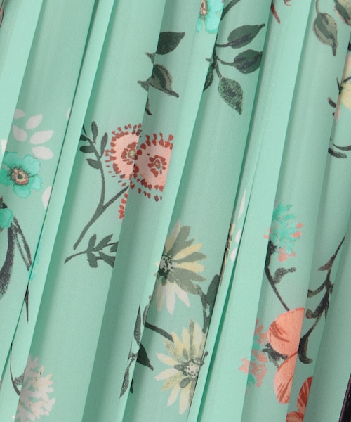 スカーフパネルプリント ワンピース｜クミキョクの通販｜&mall（アンド