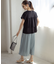 【春夏のNEWカラー登場】ギャザーライトデシン パンツ