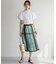 スカーフパネルプリント スカート