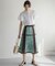 スカーフパネルプリント スカート