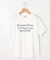 【綿100％】フロッキープリント Ｔシャツ