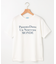 【綿100％】フロッキープリント Ｔシャツ