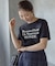 【綿100％】フロッキープリント Ｔシャツ