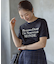 【綿100％】フロッキープリント Ｔシャツ