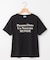 【綿100％】フロッキープリント Ｔシャツ