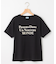 【綿100％】フロッキープリント Ｔシャツ