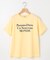 【綿100％】フロッキープリント Ｔシャツ