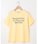 【綿100％】フロッキープリント Ｔシャツ