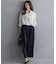 【UVケア】バウンディングシャーティングカシュクール ブラウス