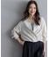 【UVケア】バウンディングシャーティングカシュクール ブラウス