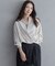 【UVケア】バウンディングシャーティングカシュクール ブラウス
