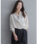 【UVケア】バウンディングシャーティングカシュクール ブラウス
