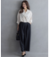 【UVケア】バウンディングシャーティングカシュクール ブラウス