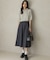 【加藤ローサさん着用】ハンサムツイルフレア スカート