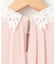 【WEB限定・2WAY】ジョーゼットシフォンレース襟 ブラウス