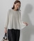 【WEB限定】ジョーゼットシフォンプリーツ ブラウス