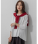 バックフレアロングＴシャツ