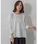 バックフレアロングＴシャツ