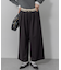 ラメストライプ ワイドパンツ