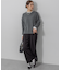 ラメストライプ ワイドパンツ