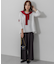 ラメストライプ ワイドパンツ