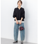 ポロ襟ストレッチニット