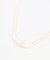 マテリアルレイヤードショートネックレス