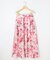 【Flower Collection】ブーケフラワープリント スカート