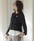 チュールヤーンファンシーニット ジャケット