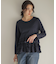 フリルシャツコンビ ロングTシャツ