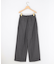 ウーステッドワイド パンツ
