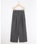 ウーステッドワイド パンツ