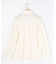 【WEB限定】フラワーラッセルレースシャツライク ブラウス
