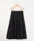 【WEB限定】ミニフラワーエンブロイダリー スカート